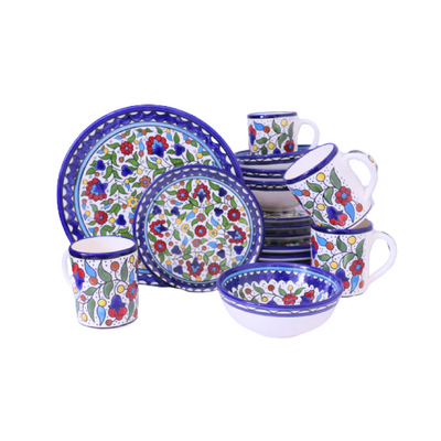 Palestinian ceramic Dinnerware Set