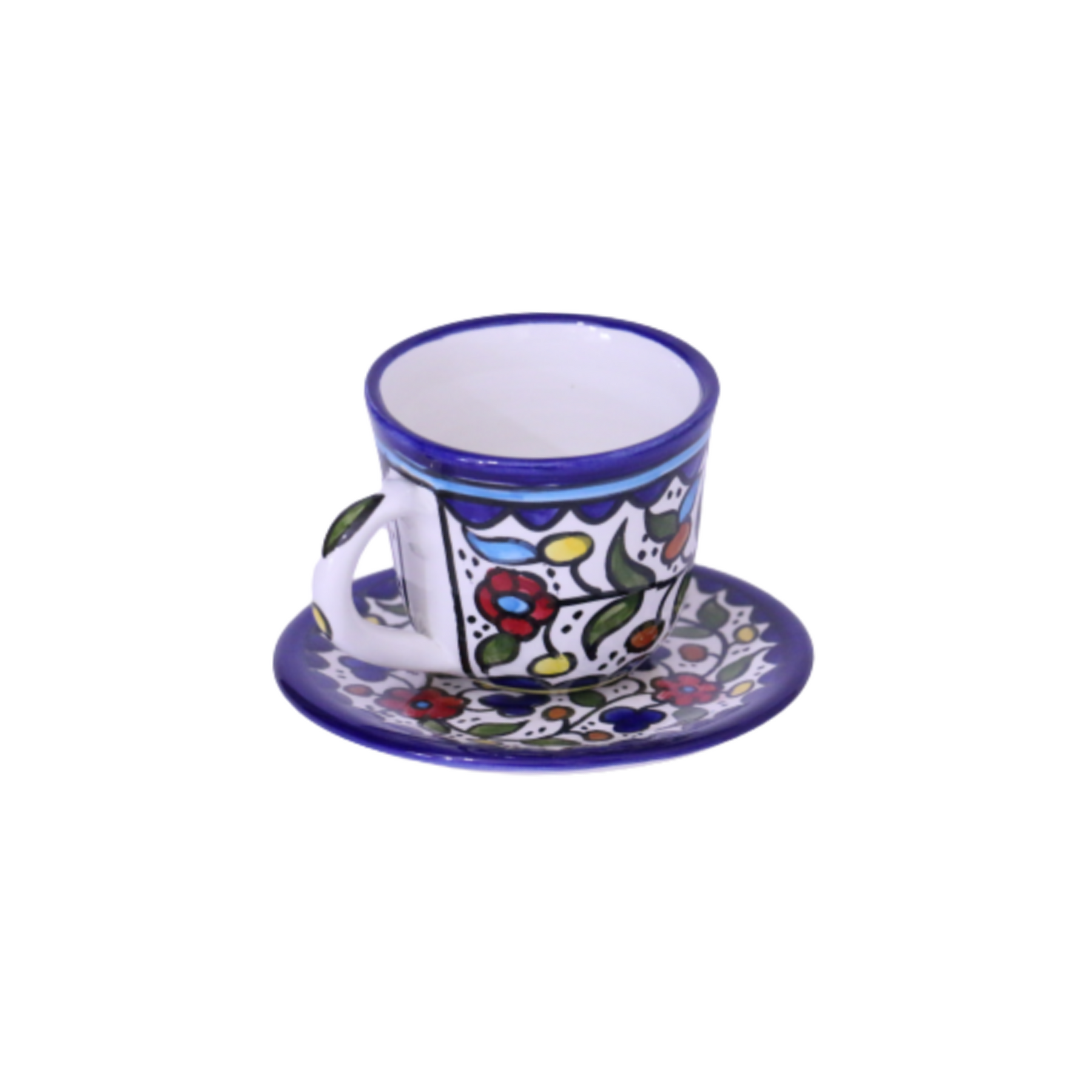 TAHZEEBwith modesty!! Beautiful crafted transparent Tea Cups or Mugs  Pack of 6 with capicity of 200 ml