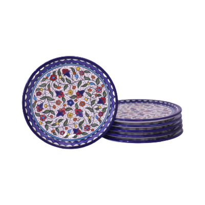 palestinian ceramic plates set